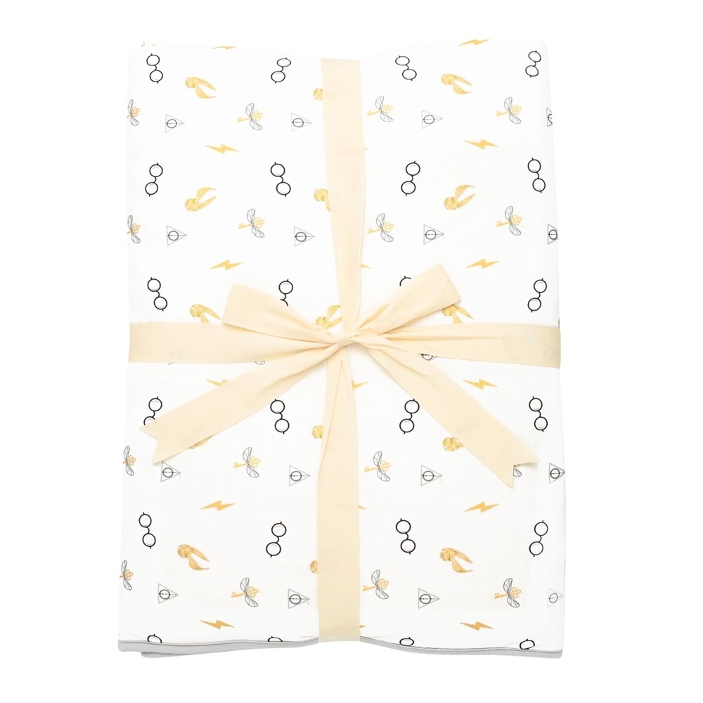 Kyte BABY Gold and Black Patterned Blanket
